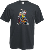 tee-shirt clown mexicano réalisé par nikko kko