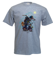 tee-shirt pizza man création de nikko kko