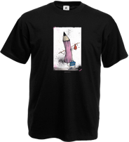 tee-shirt Taille toi crayon !! création de nikko kko